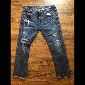 American Eagle ripped jeans